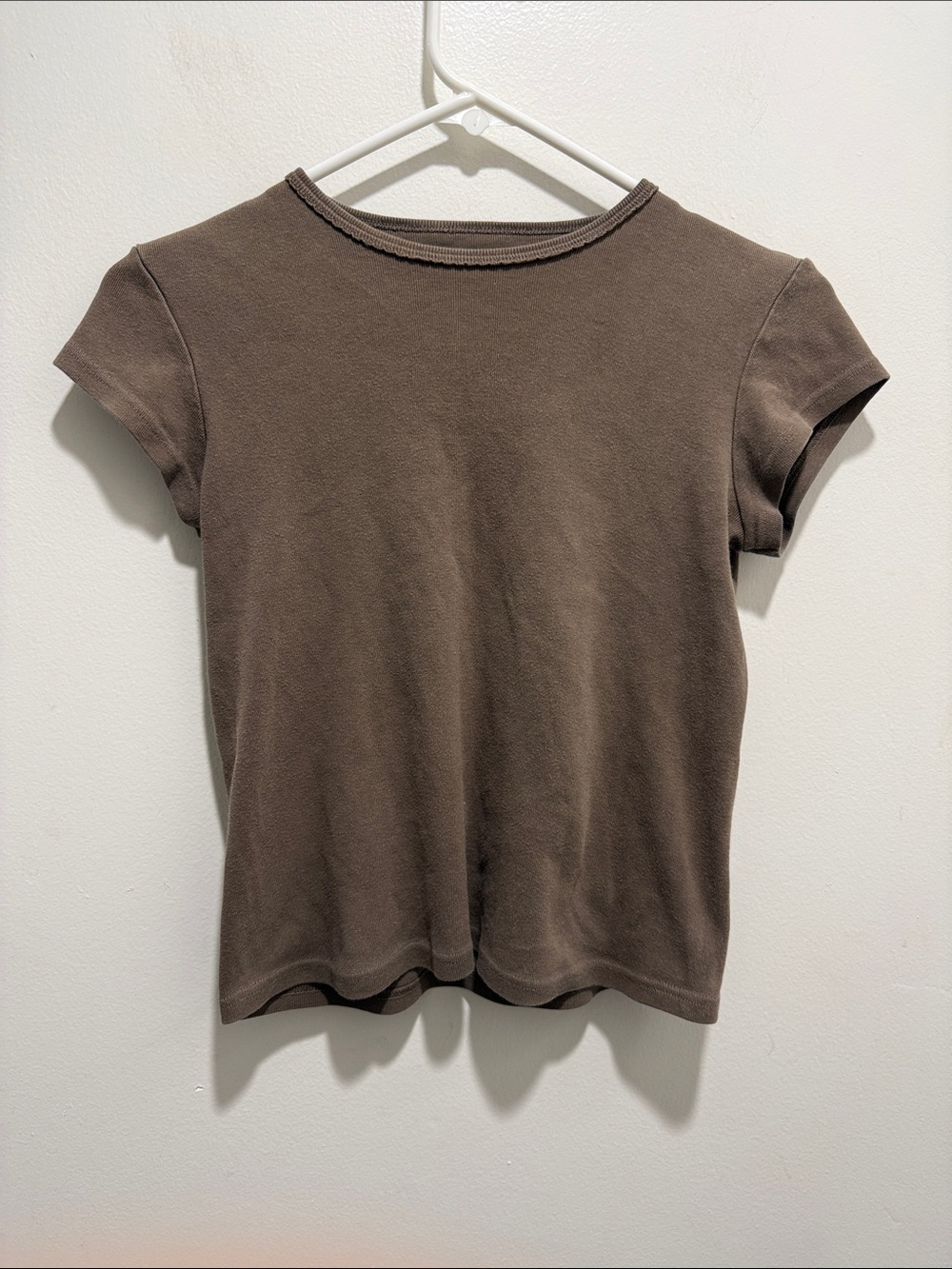 Brandy Melville S/S Tee Brown One Size